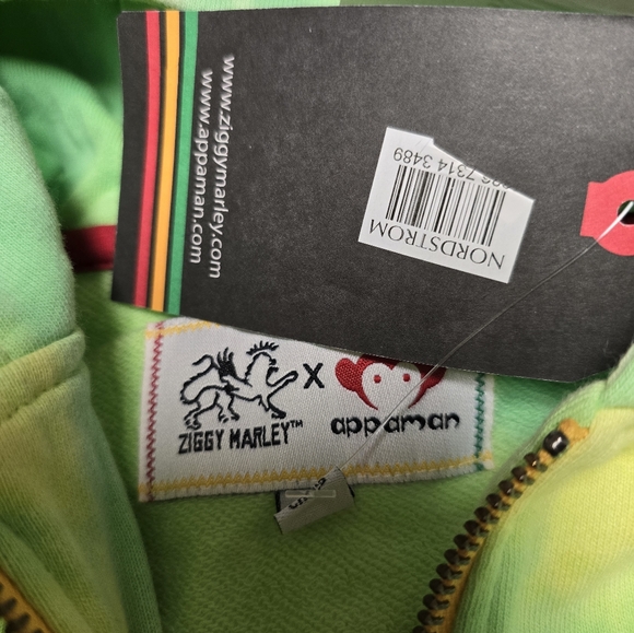 Ziggy Marley x Appaman zip up hoodie. Brand new size 2T - Picture 3 of 8